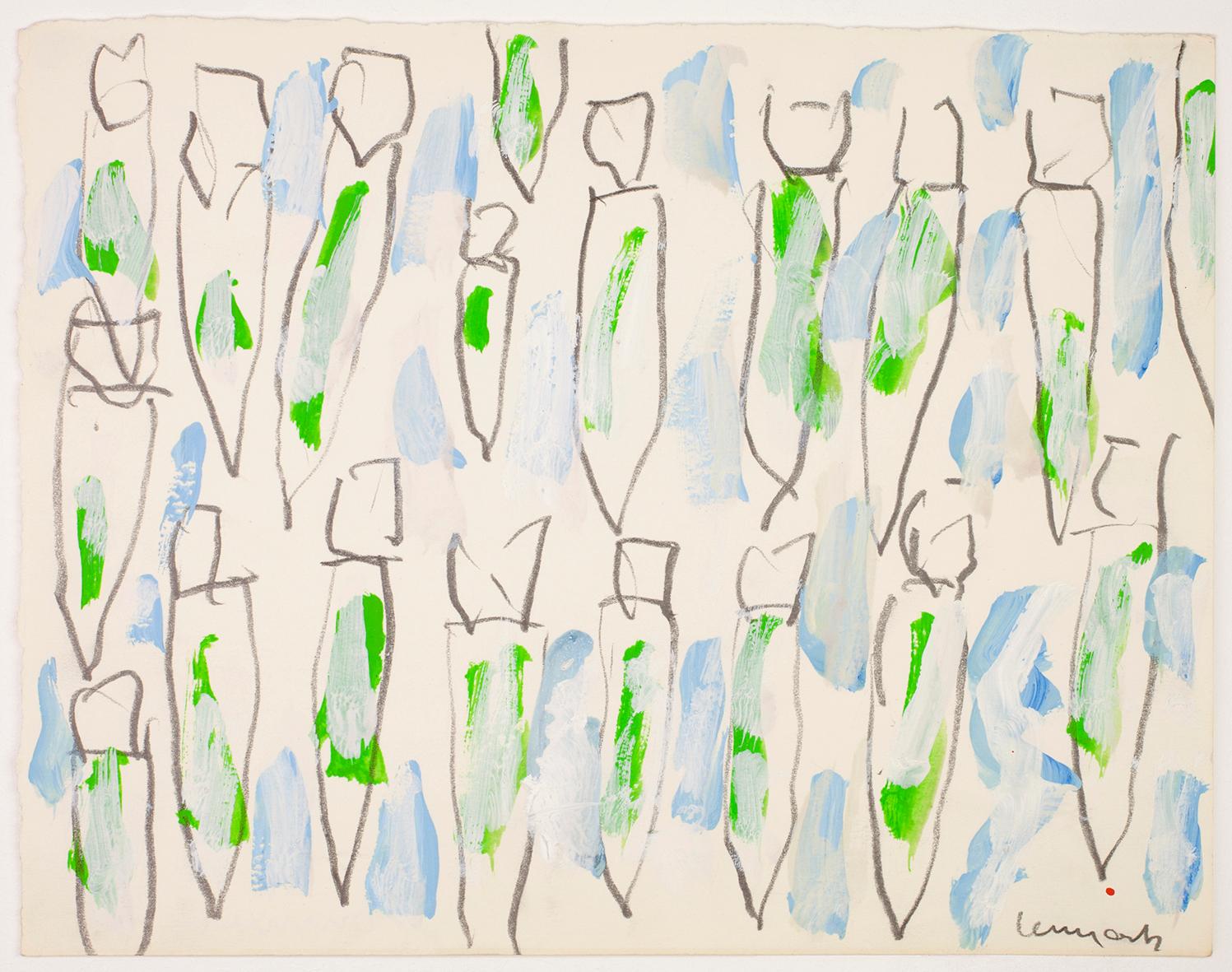 Johan Lennarts
Untitled, 1980
gouache and pencil on paper
25 x 32 cm