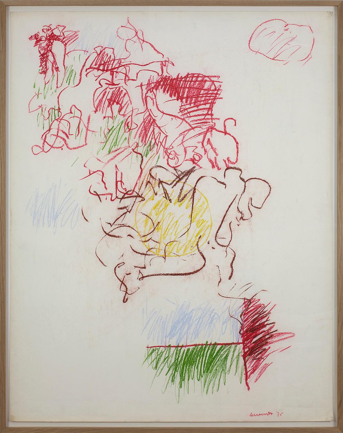 Johan Lennarts
Untitled, 1980
pastel and pencil on paper
105 x 85 cm