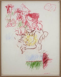 Untitled, Johan Lennarts (abstract expressionist drawing)