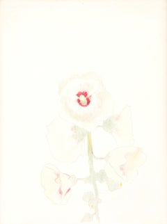 Hollyhocks, Joseph Stella, c1919, Silverpoint and Crayon on Paper