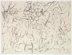 Untitled, Johan Lennarts (abstract expressionist ink drawing)