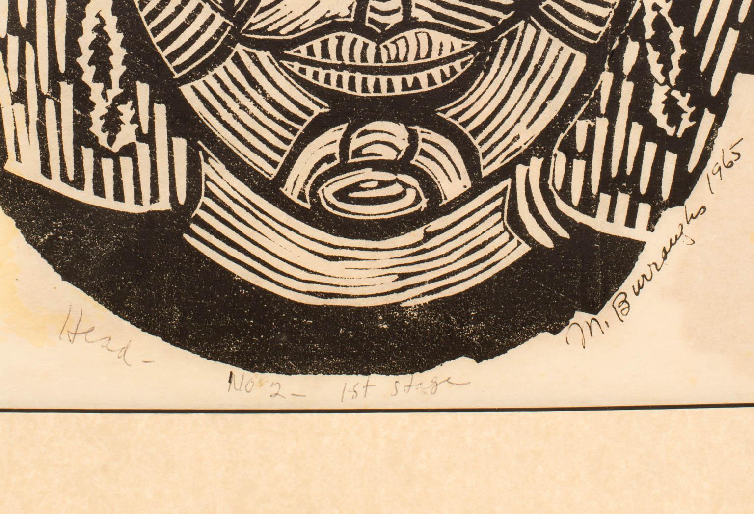 Head of Woman - Print by Dr. Margaret Taylor-Burroughs