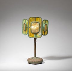 Antique “Turtle-Back” desk lamp