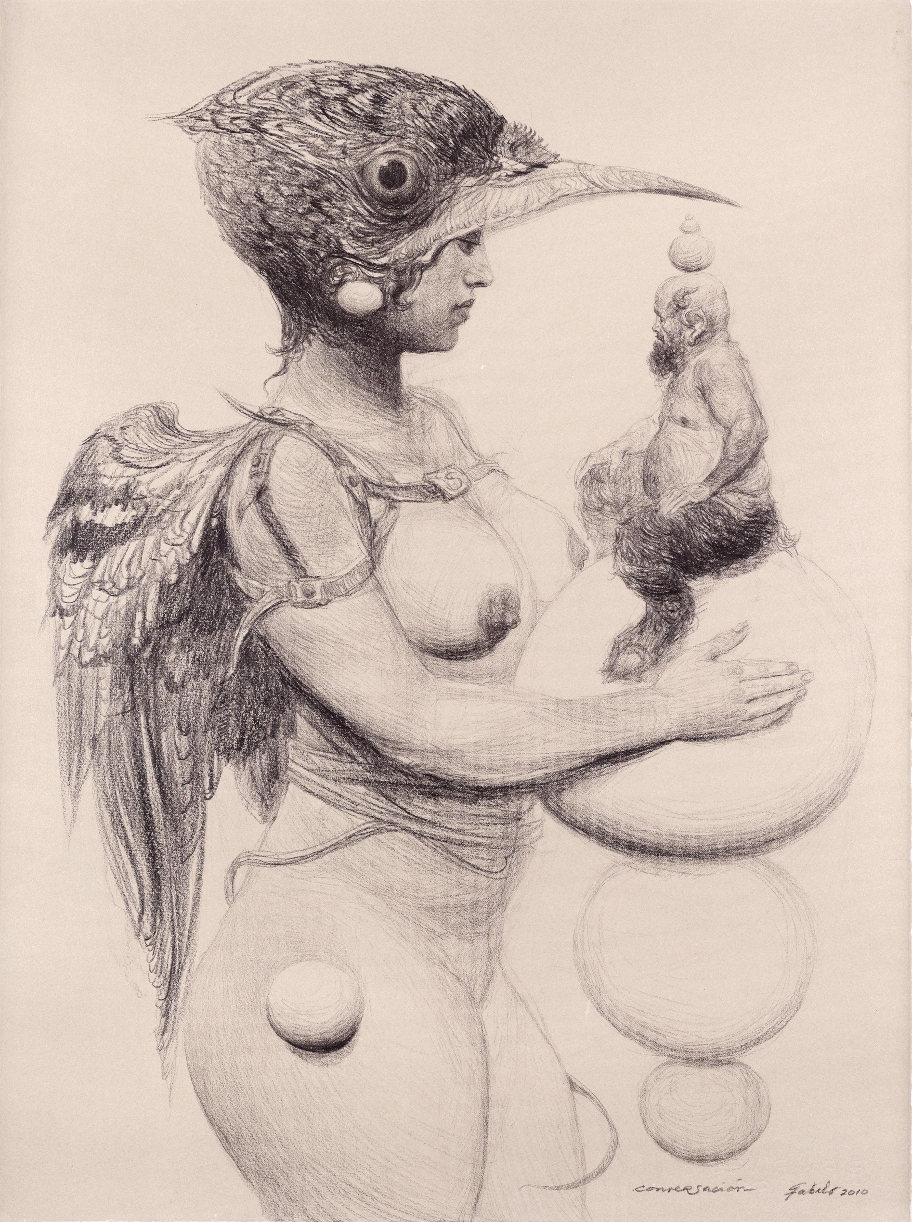 Nude Roberto Fabelo - Conversation 2010