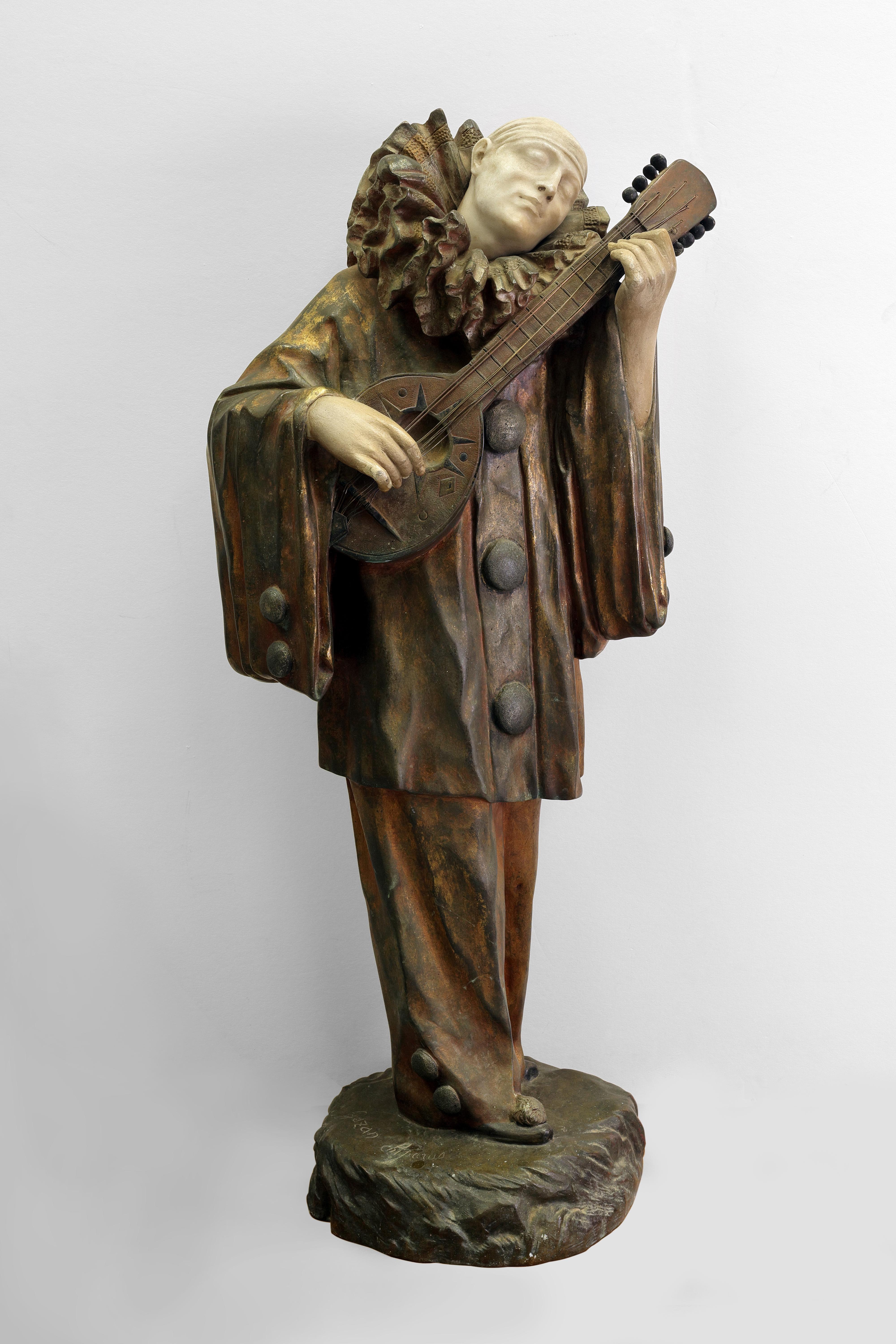 Demetre Chiparus
Der Traum des Clowns, ca. 1930
Bronze und Marmor
29 in
Signiert "Chiparus" und "J. Gazan"

Provenienz:
Nachlass von Arlene Winnick, Beverly Hills, Kalifornien.
