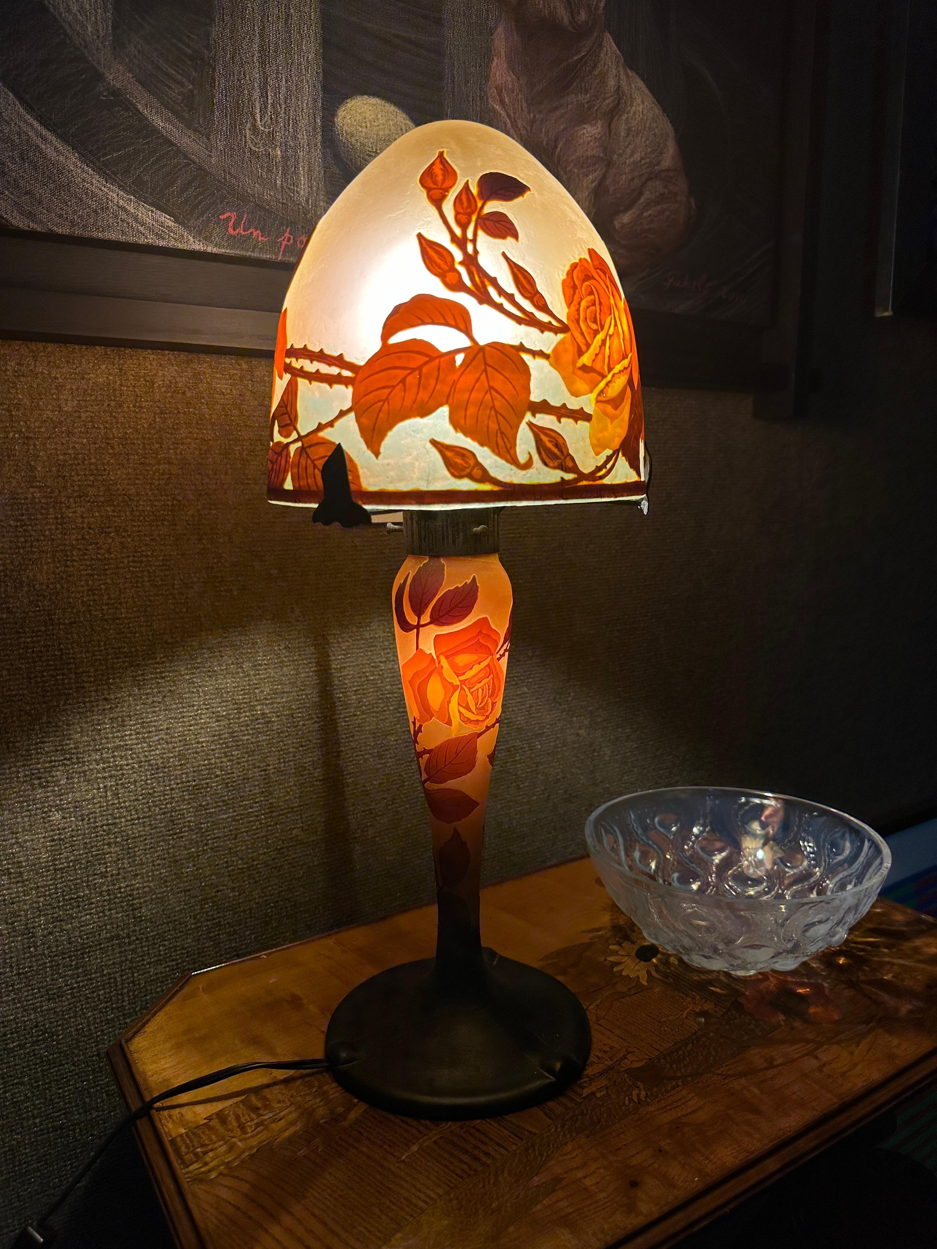Muller Freres French Art Deco Table Lamp in vendita 1