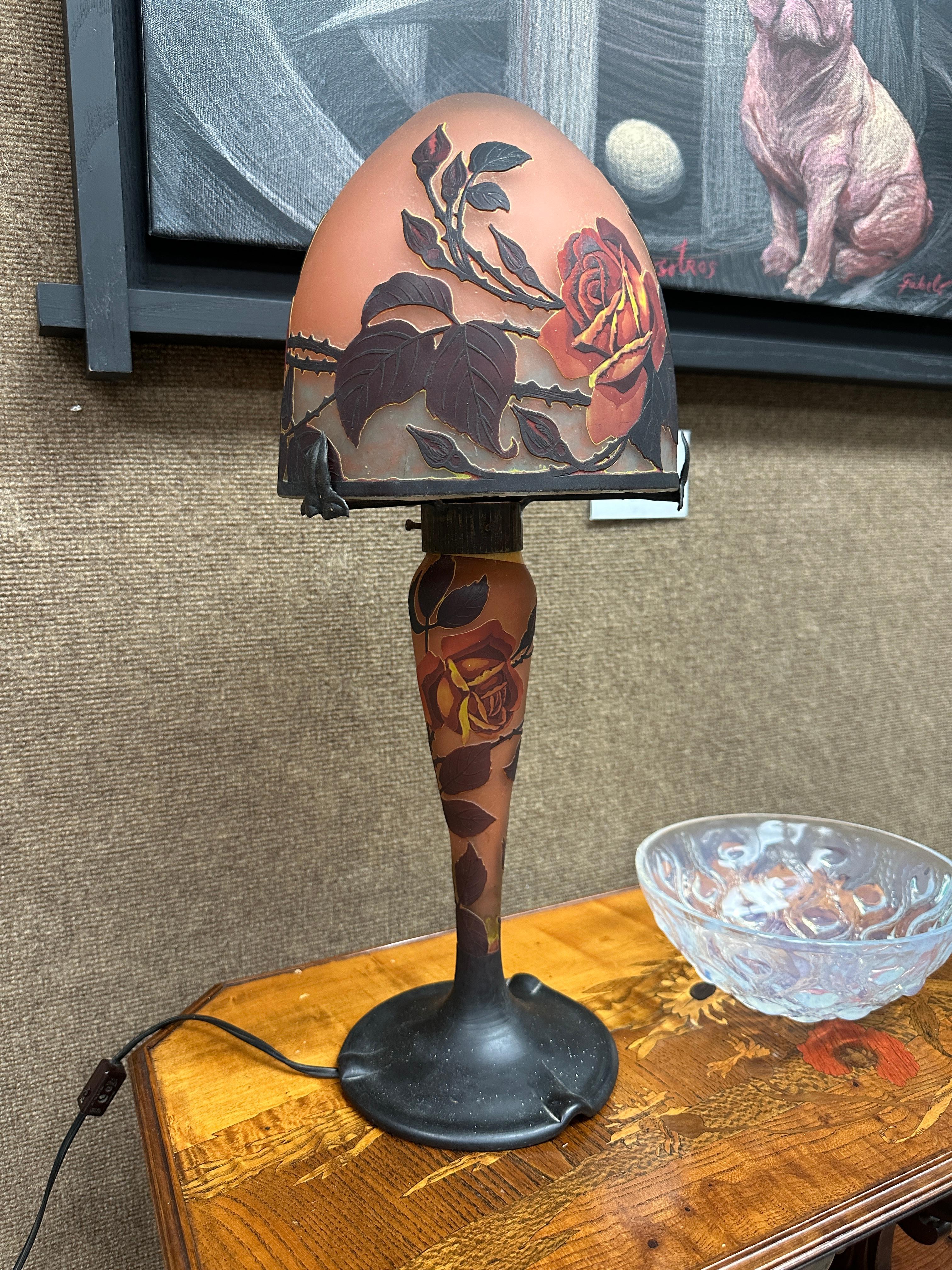 Muller Freres French Art Deco Table Lamp in vendita 3