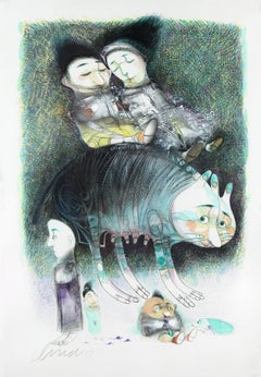 Pedro Pablo Oliva Drawing: Los Dulces Jinetes de mi Memoria
