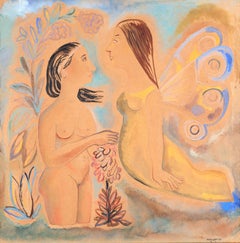 René Portocarrero - Rene Portocarrero Watercolor: De la serie: Los Angeles, 1941 Rene Portocarrero Watercolor: De la serie: Los Angeles, 1941