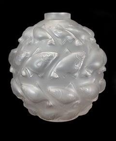 R. Lalique: Camaret Vase (Quatre rangees de Poissins)