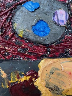 Jeanne Gentry Keck, Accidental Freedom IV, Mixed Media on Canvas, 2020