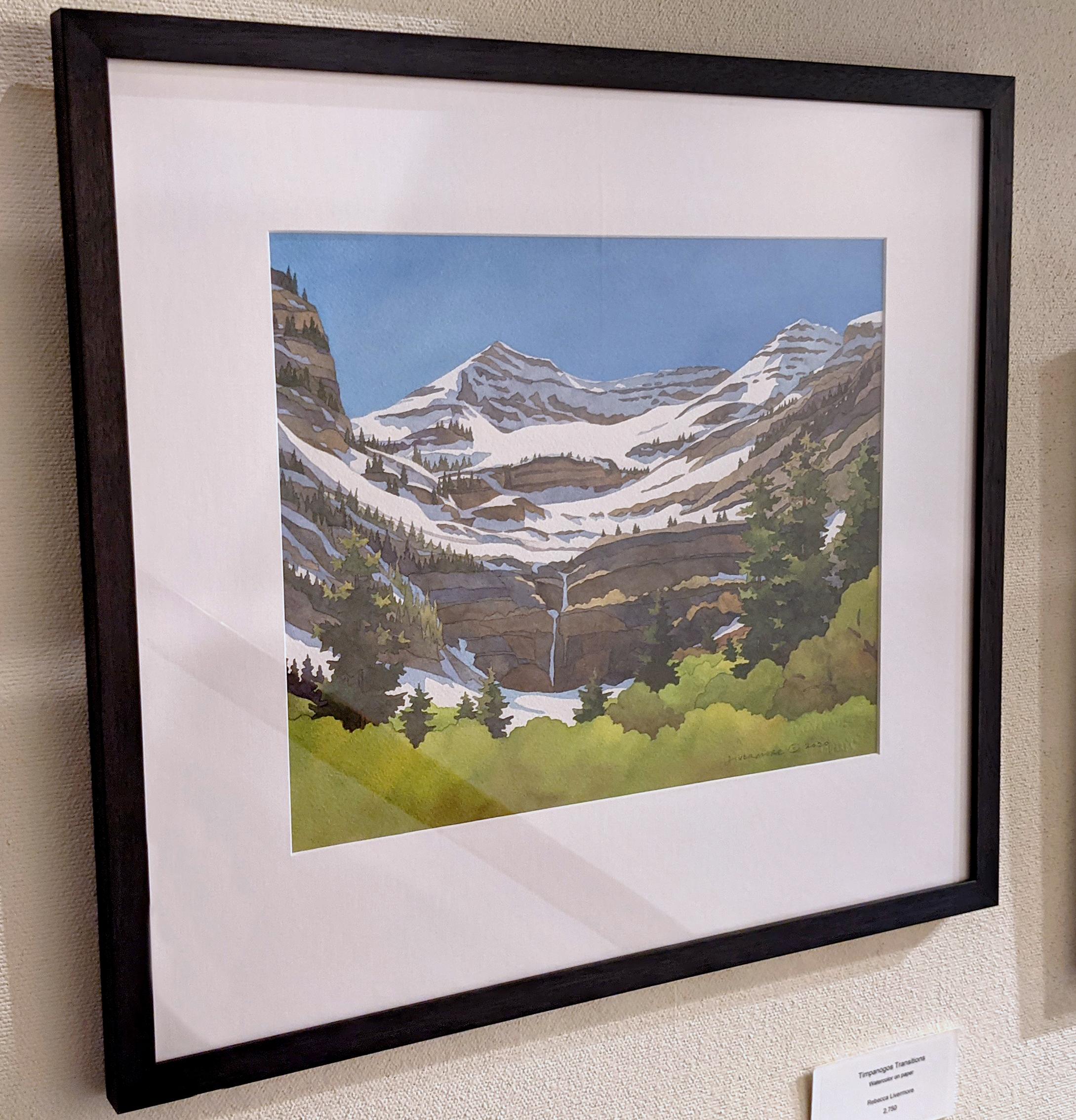 Timpanogos Transitions - Other Art Style Painting by Rebecca Livermore