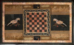 ANTIQUE italienische PIETRA DURA TABLETOP, Rom, 18. Jahrhundert