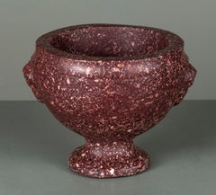 ANTIQUE ITALIAN PORPHYRY MORTAR, 17th Century