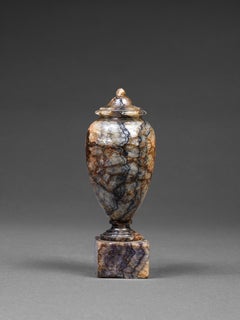Blue John Miniature Vase, England, 19th Century