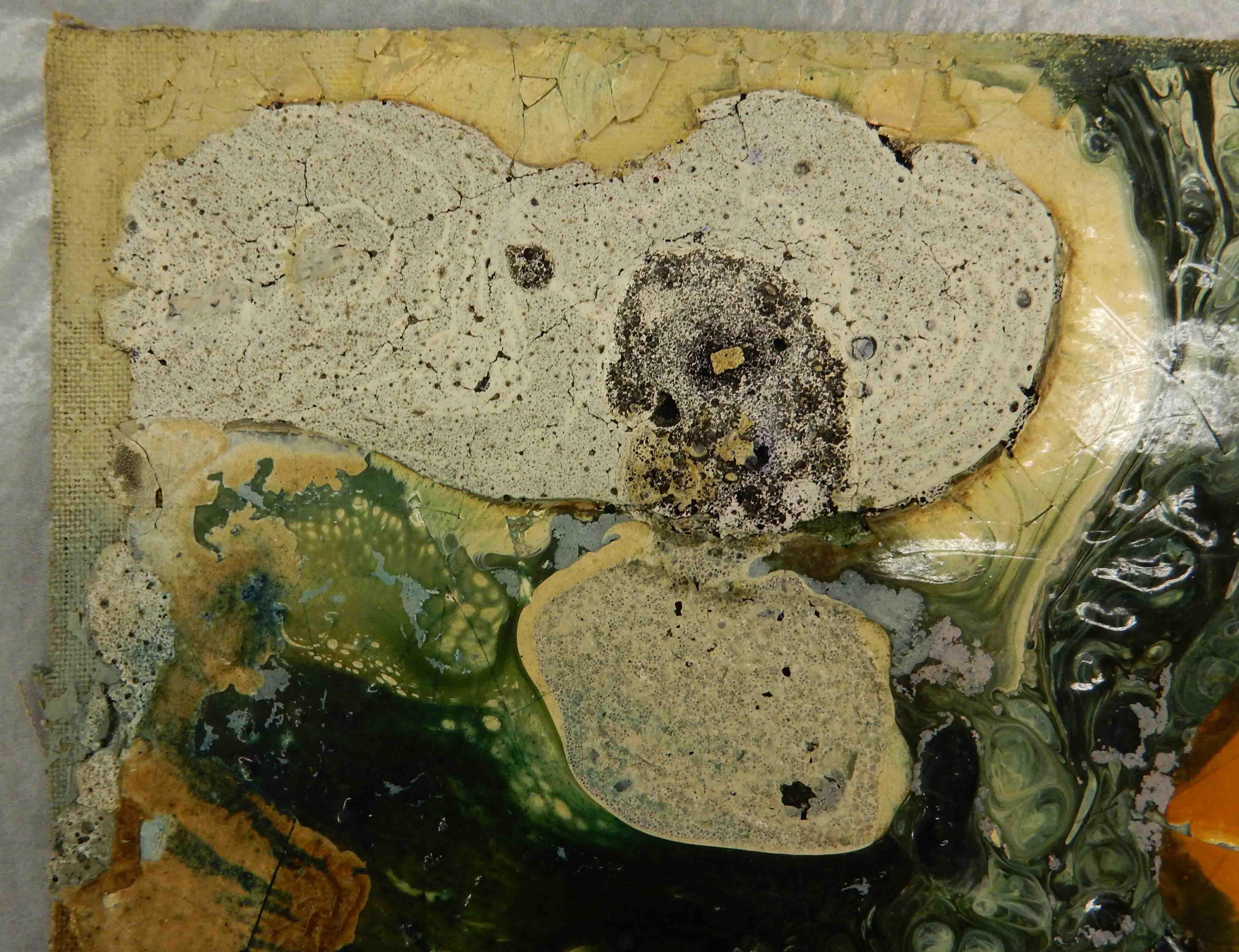 Opera di Senkichiro Nasaka. Tecnica mista su carta (1962) (pittura astratta) in vendita 2
