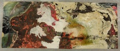 Obra de Senkichiro Nasaka. Pintura sobre papel realizada en 1962 (abstracta)