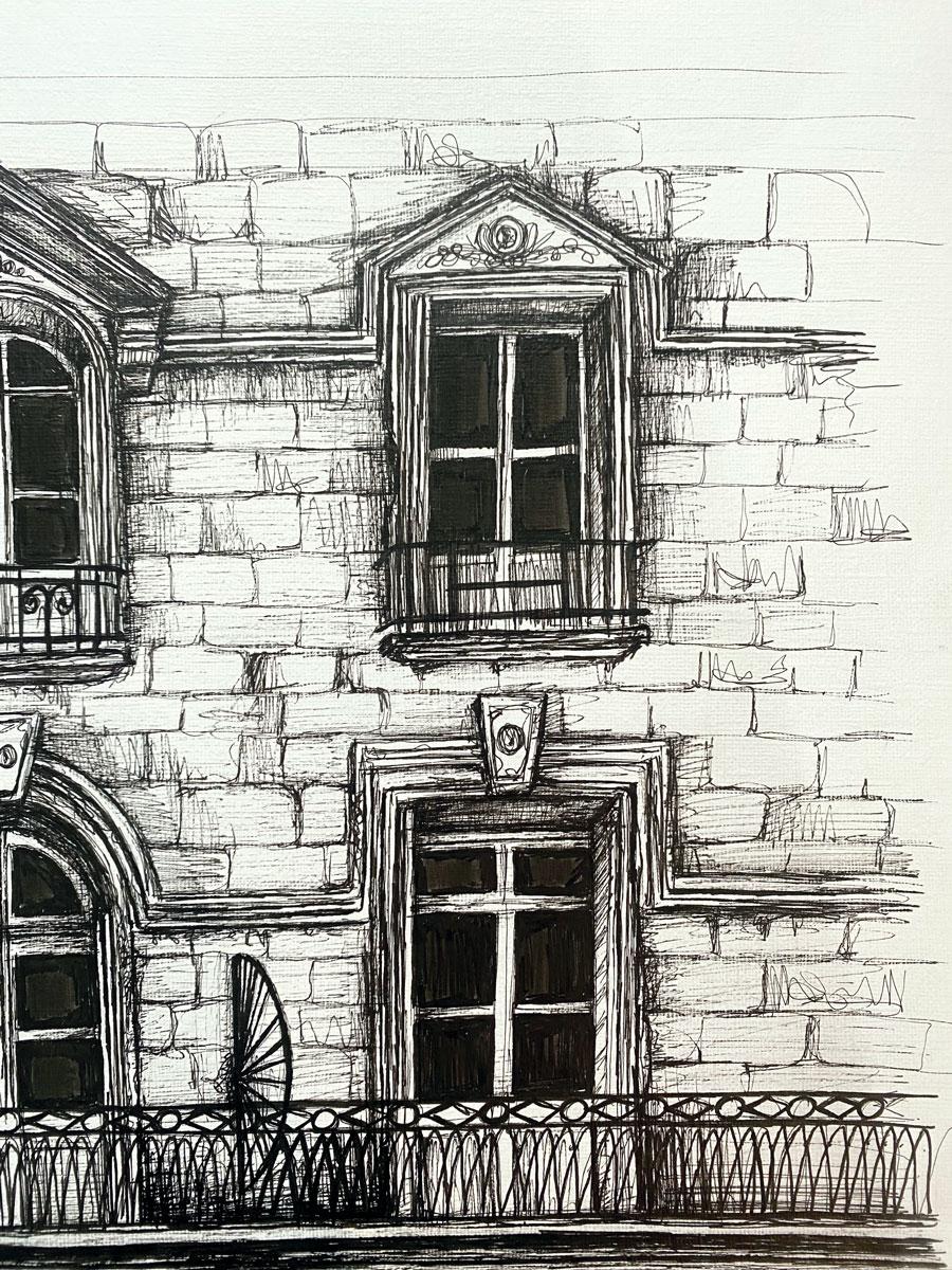 Dans les rues de Chinon par Libby Bothway en vente 2