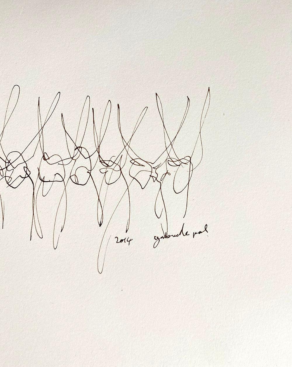 Una pared de ganado watusi en Kenia.

La fuerza y el dramatismo del ganado africano de cuernos largos se plasman en un fascinante juego de líneas delicadas y formas abstractas, creando una composición rítmica que evoca tanto la estructura como la