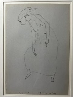 Rappelant [dessin, technique mixte sur papier, portrait, femme, blanc]