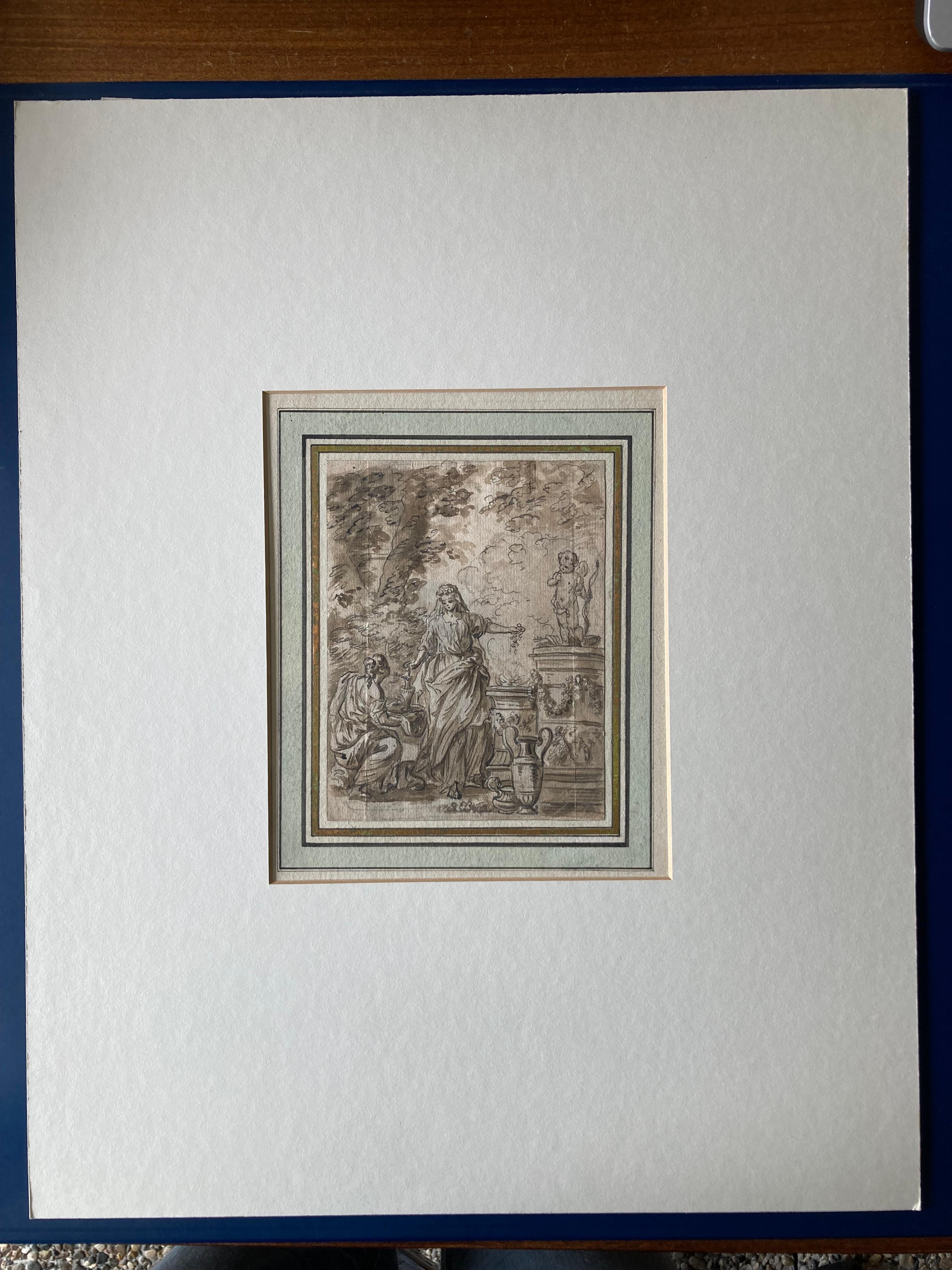 Italian School, Nicolo Grassi, 18th, Worship of Venus, The Venus Sacrifice, Amor - Art by Unknown