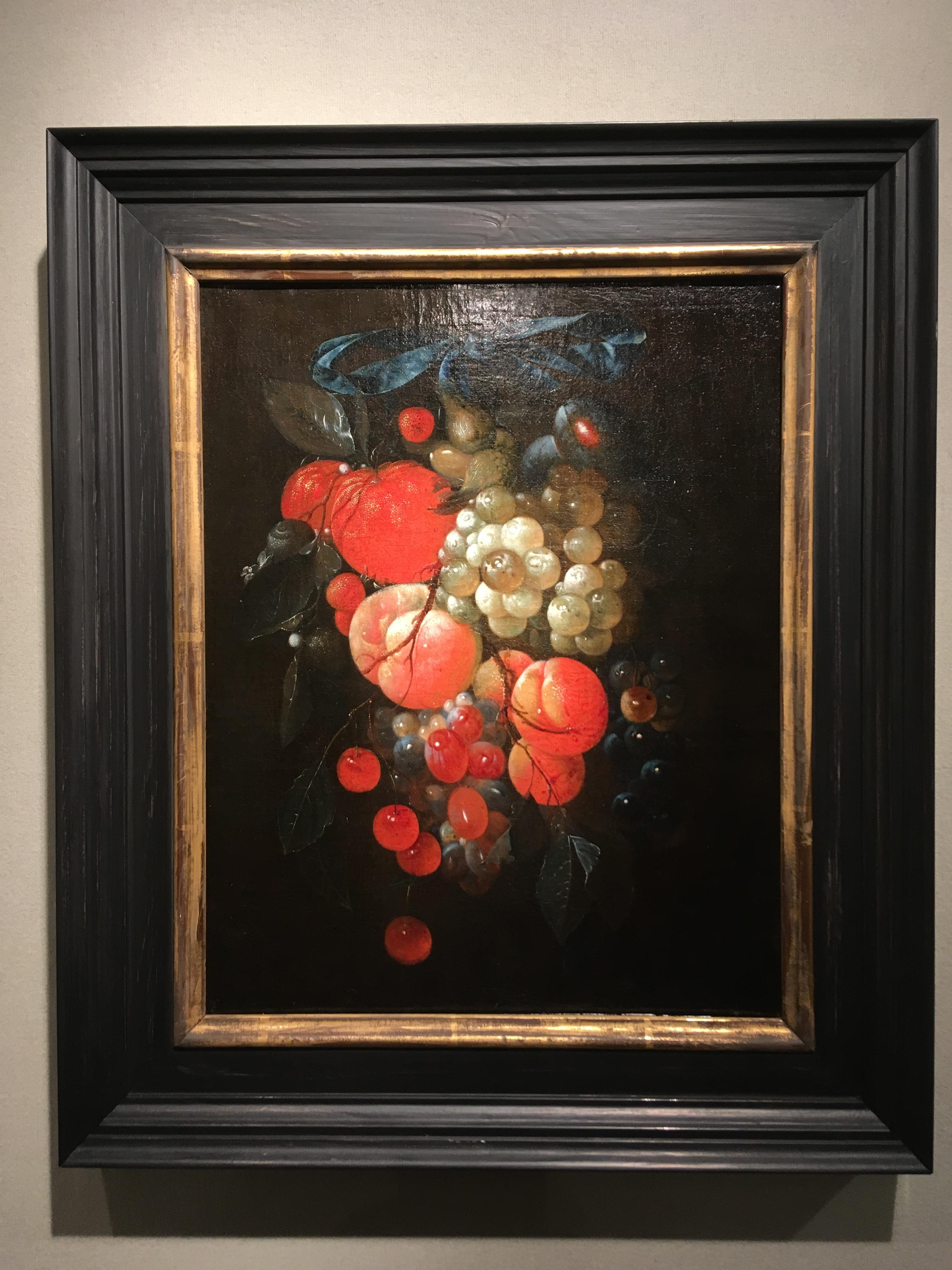  Festoon of Fruit, Still Life, Dutch Art, Circle of Cornelis De Heem, Old Master - Painting by Cornelis de Heem