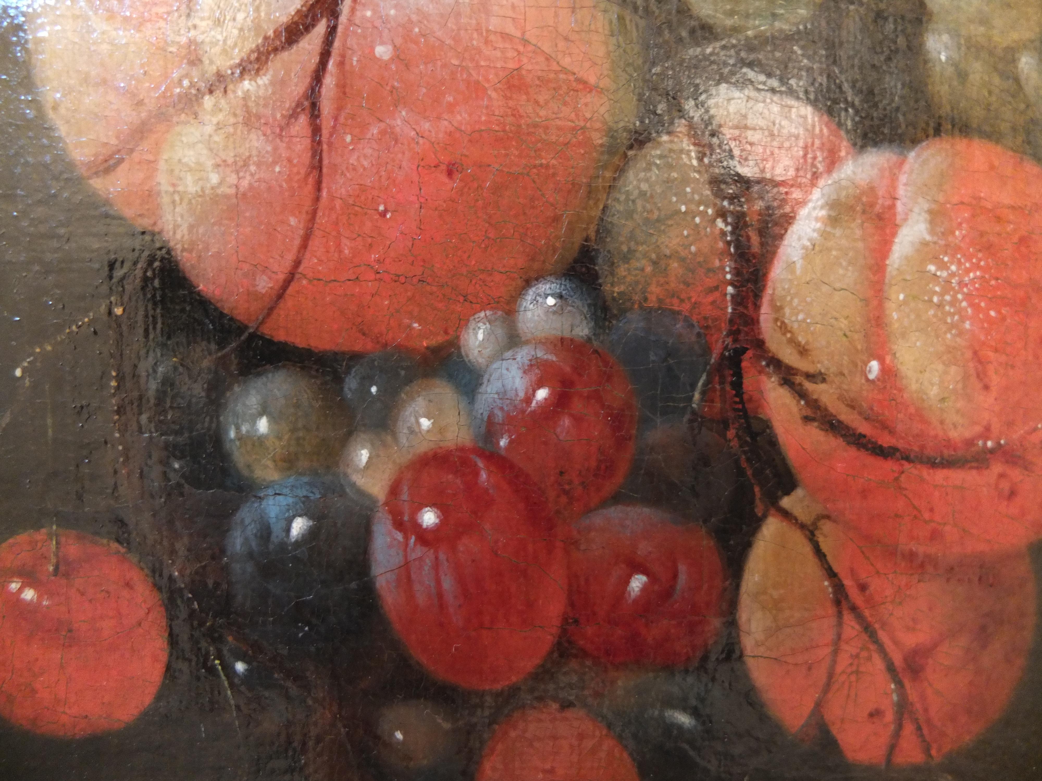  Festoon of Fruit, Still Life, Dutch Art, Circle of Cornelis De Heem, Old Master 1