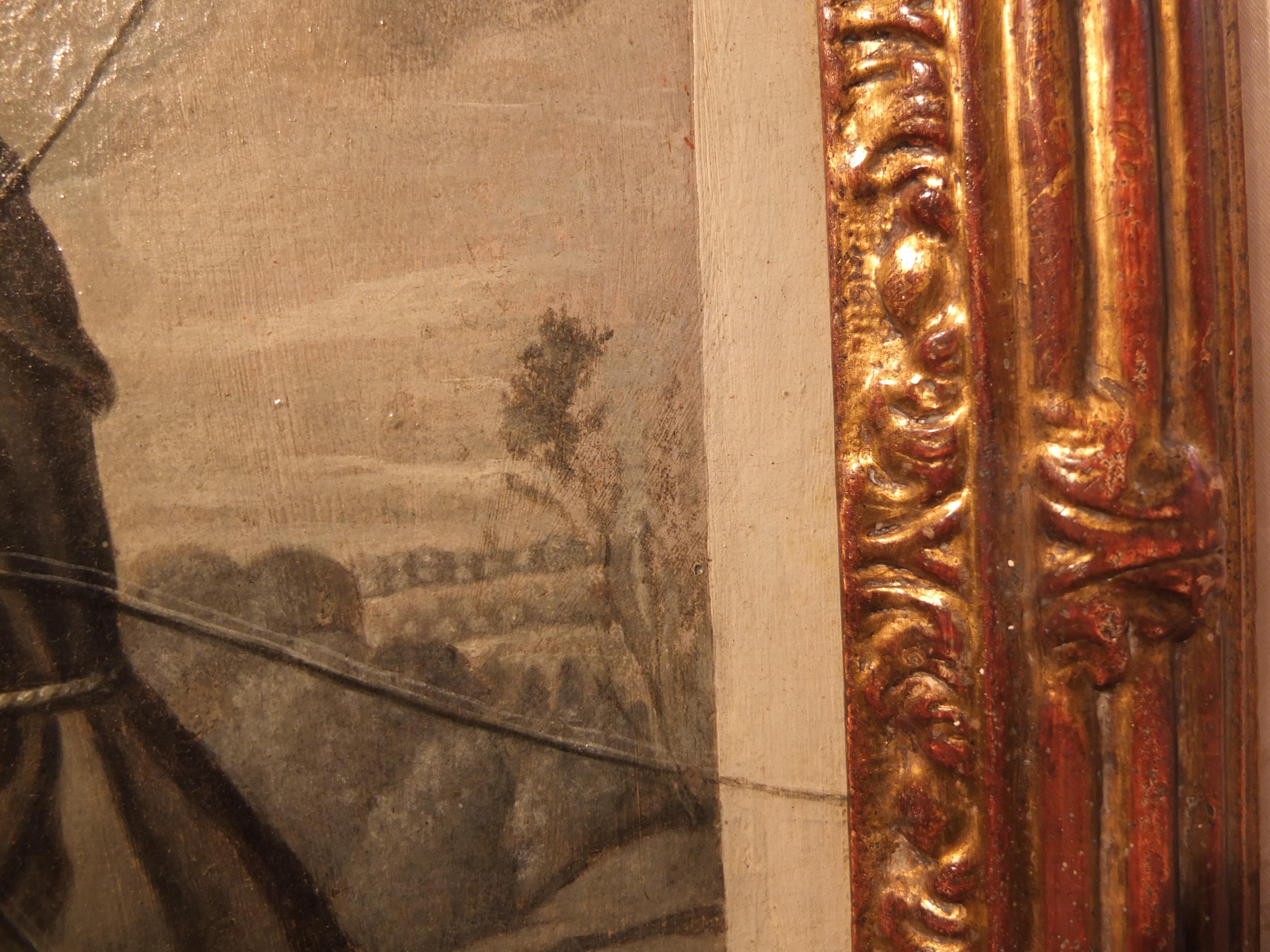 Trompe l'oeil, Trick des Auges, Maria, Kind des Heiligen Antonius, Van Dyck, alter Meister im Angebot 4
