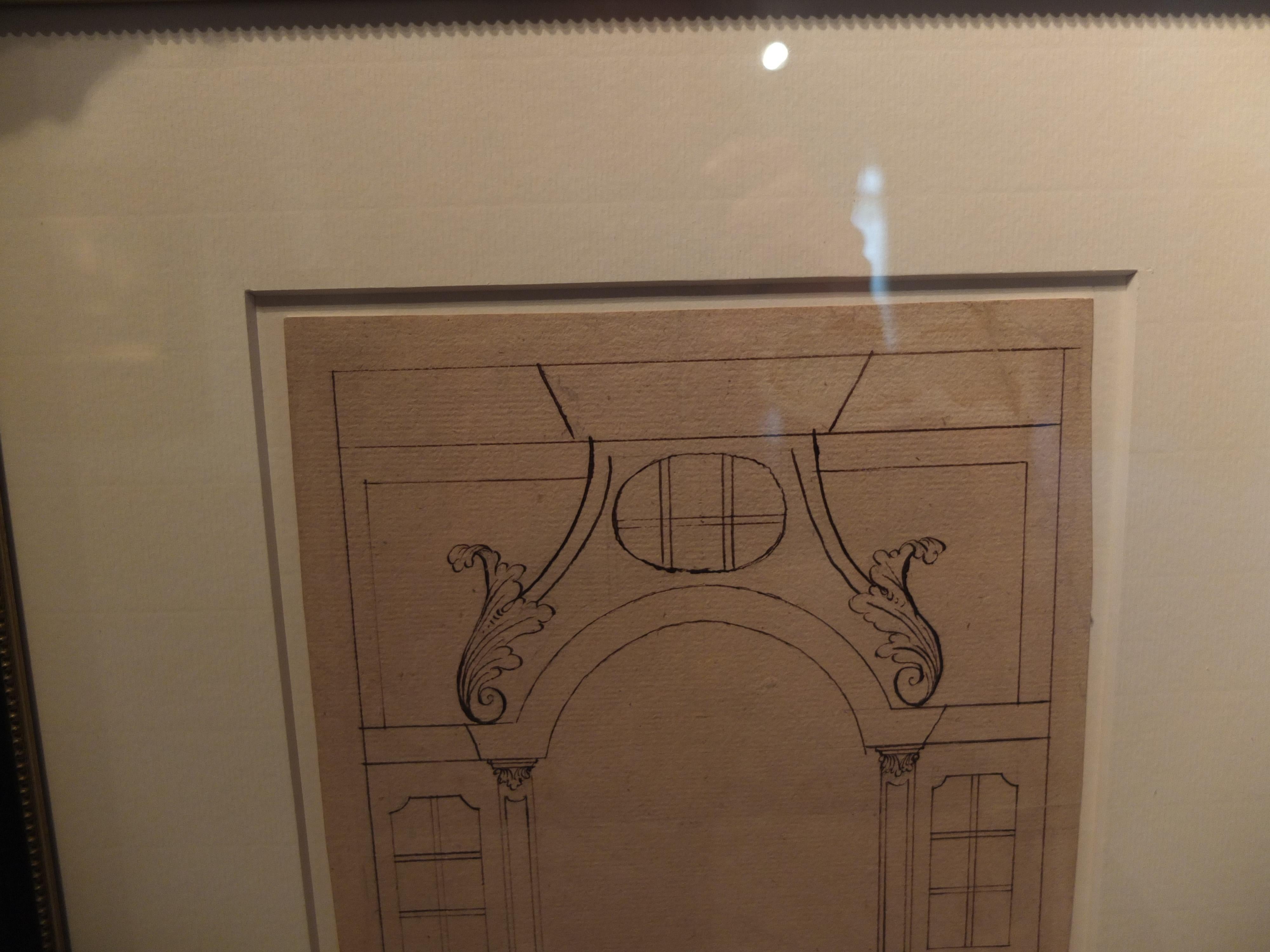 antique architectural drawings