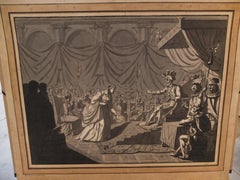 Scena teatrale, Opera, Disegno Old Master, Griselidis, Mallet, Arte francese