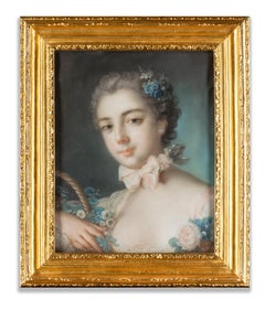 Rococo Portait, French Rococo, Marie Baudouin, Daughter of Francois Boucher
