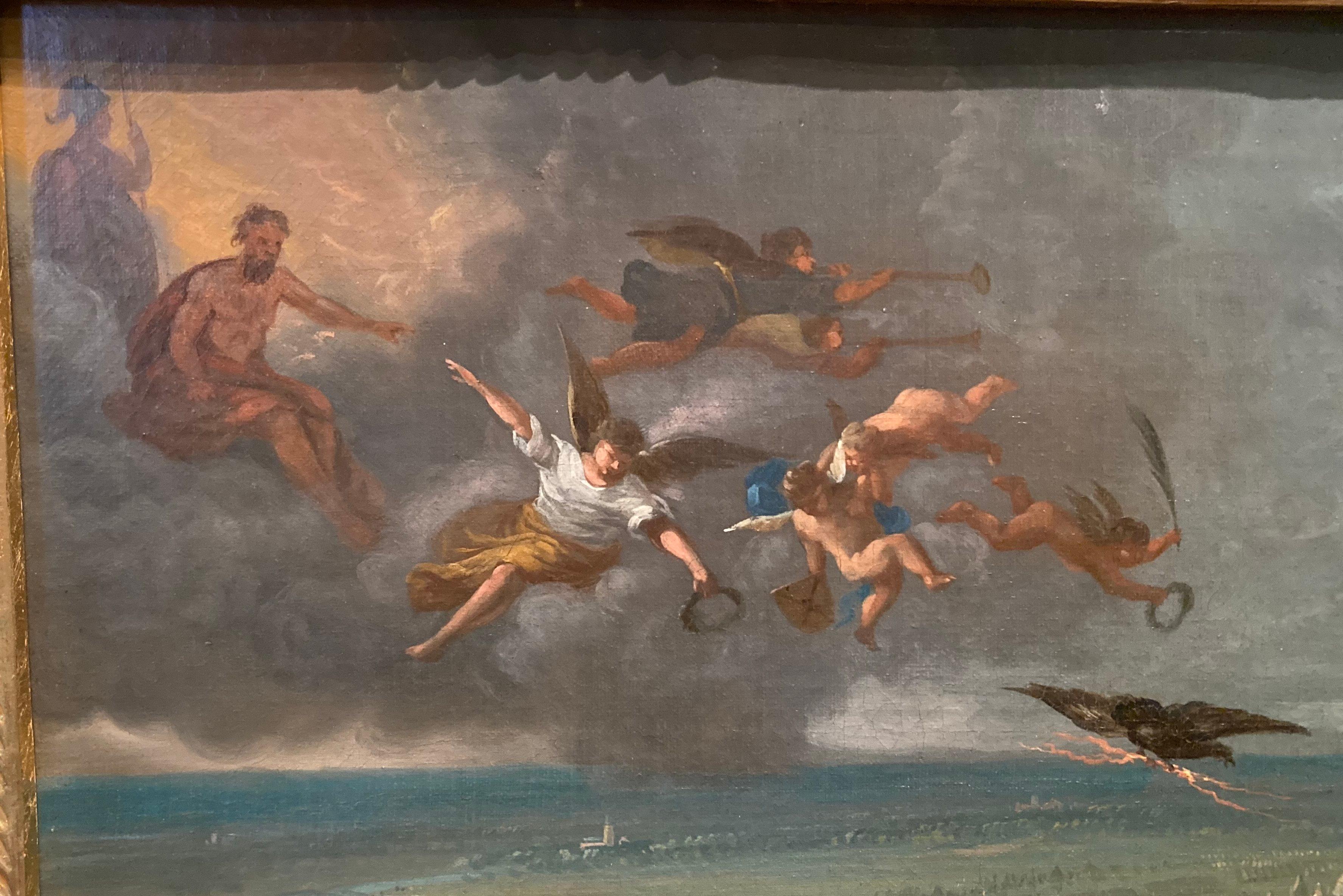 Batalla de Peterwardein, Por Jan van Huchtenburg, Escena de batalla, Maestro antiguo en venta 9