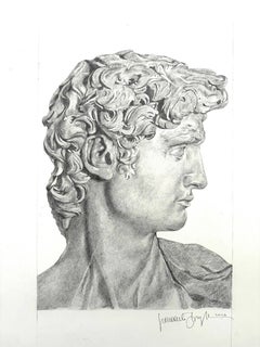 Incredible sketch of Michelangelo's David