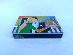 Schöne Zigarrenbox, gemalt von Giancarlo Impiglia