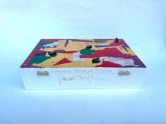 Schöne Zigarrenbox, gemalt von Giancarlo Impiglia