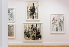 Psychic Garden (Meteor) - botanical - cyanotype - ethereal - colorful