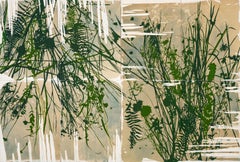 „This Place is a Dream (Jungle)“ – botanisch – Cyanotypie – grün – Pflanzen