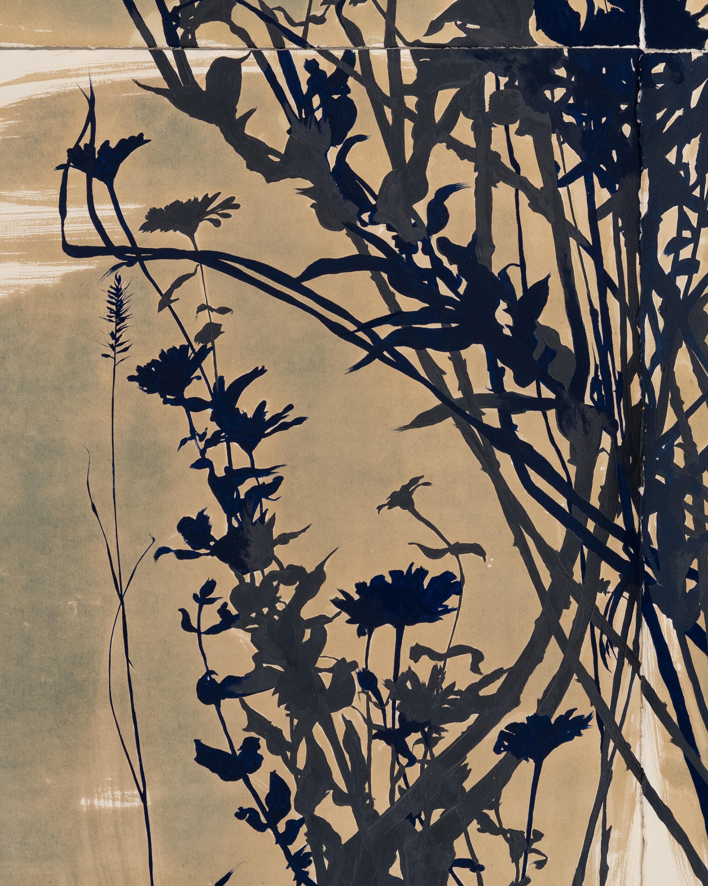 « This Place is a Dream (Nightshade) - botanique - cyanotype - fleurs - lunatique en vente 1