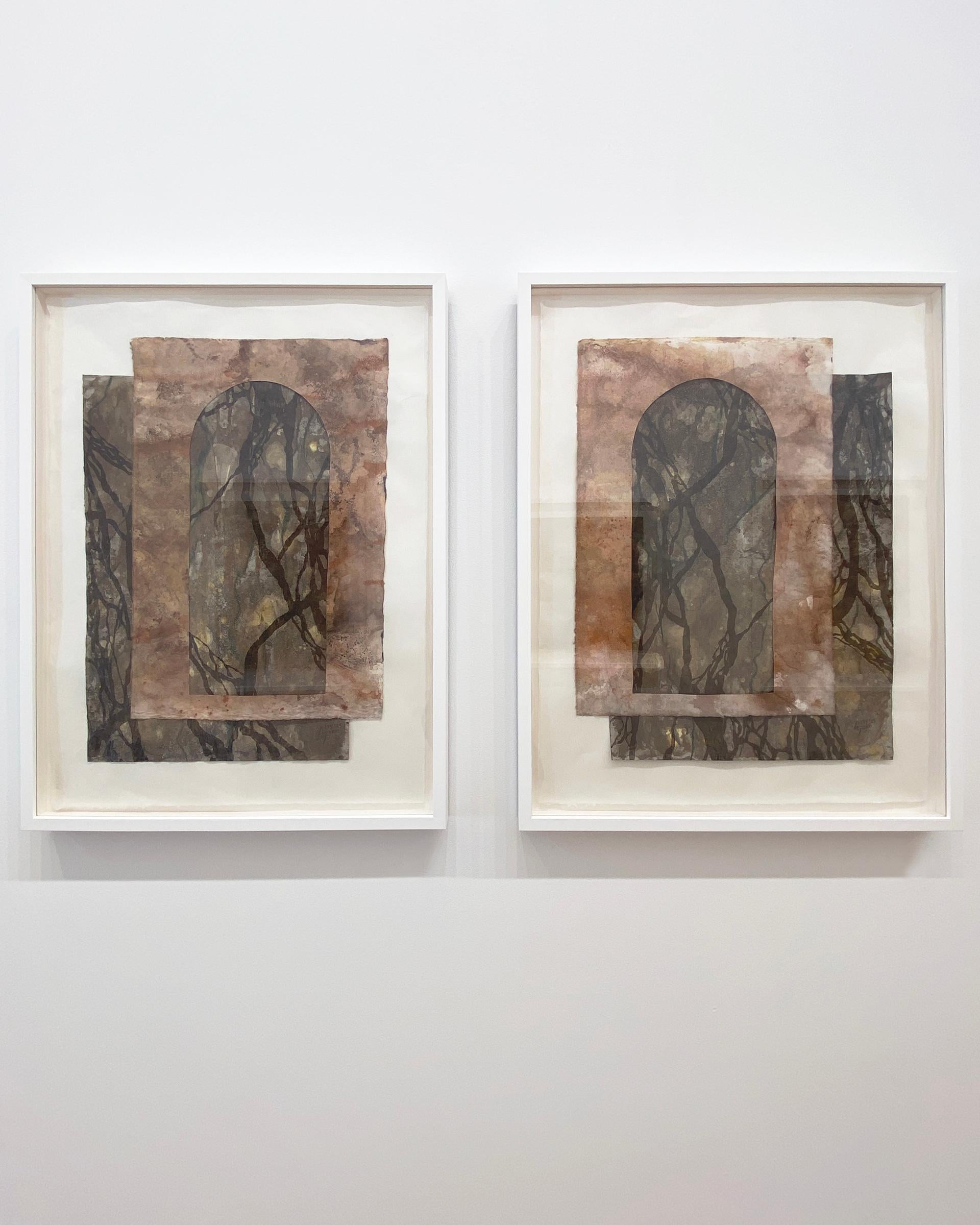« moment intérieur i », niche, paléolithique, formation rocheuse, abstrait, terreux, pierre - Contemporain Art par Lizzy Storm