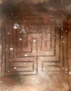 "Per riparare il filo di una vita: cammina come una stella che brilla" - labirinto, lunatico, marrone