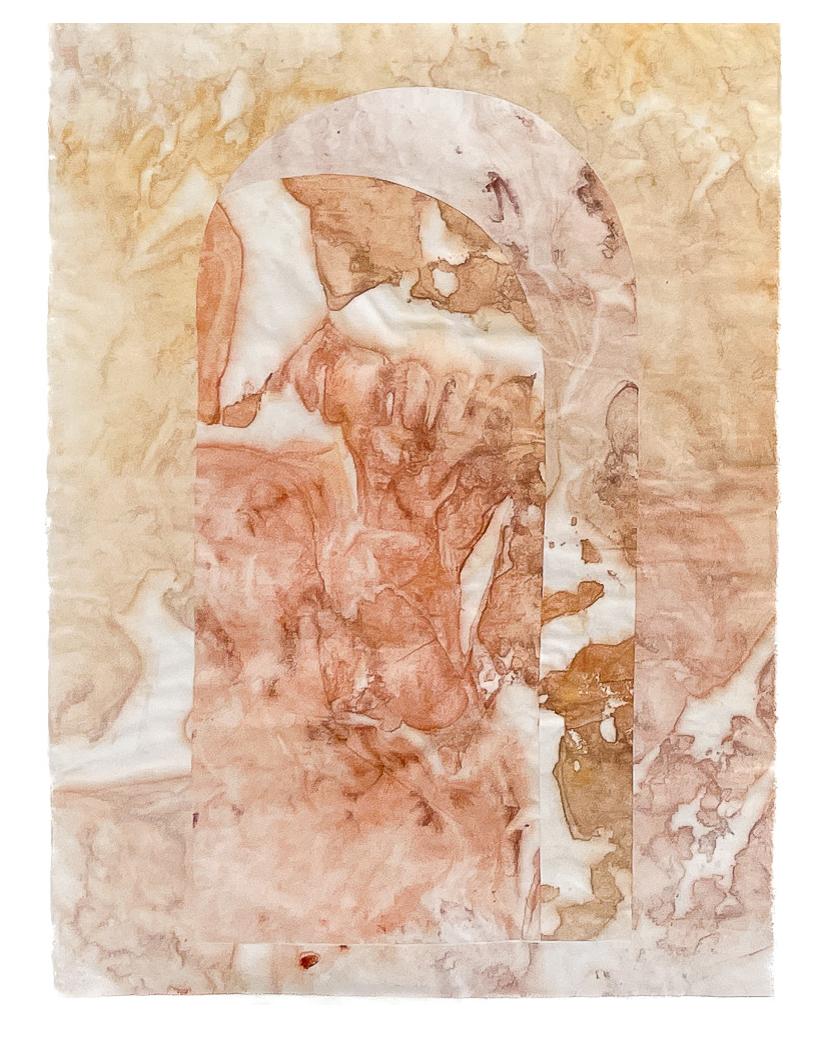 « rien de plus, rien de moins 3 sur 6 » - pigment terre, texture, marbre, doux