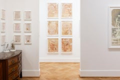 "nothing more, nothing less 4 of 6" - earth pigment, texture, marble, soft