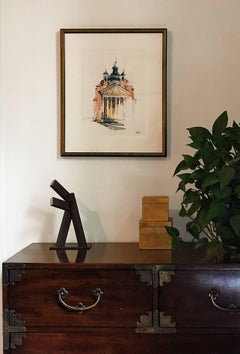 "Tempietto Barbaro" - Venecia - Pintura arquitectónica en acuarela - Turner