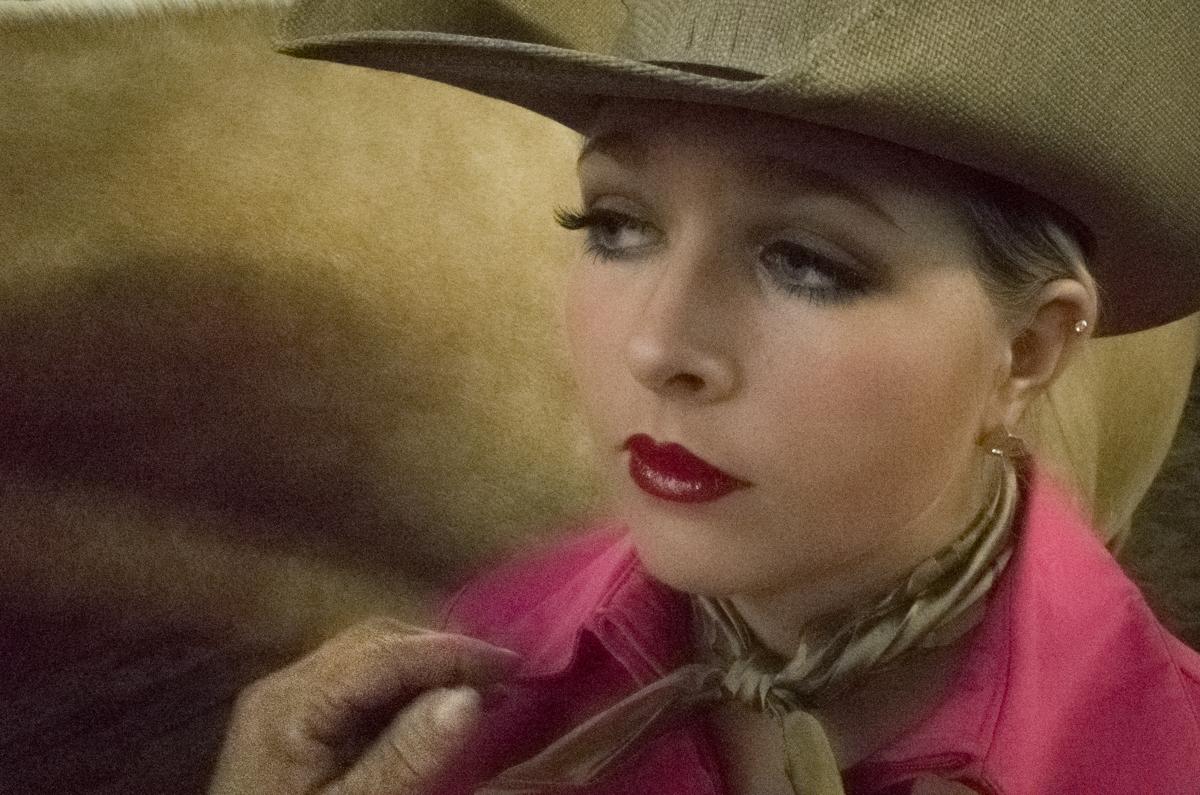 Mark Cáceres Color Photograph - "Cowgirl Queen Contest, Iowa State Fair" - Southern Portrait Photography