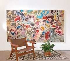 "River Rocks" - Nature-based Color Field Abstract Painting - Joan Mitchell