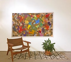 "Hatch A Week's Worth" - Pittura astratta a colori basata sulla natura - Joan Mitch