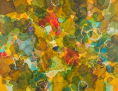 "Greenfield" - Pintura abstracta de campo de color basada en la naturaleza - Joan Mitchell
