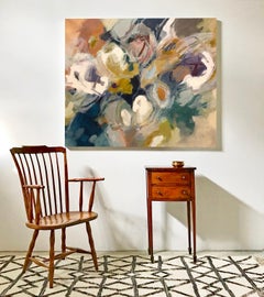 "Interlacing Flora" - Nature-based Color Field Abstract Painting - Joan Mitchel