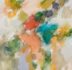 "Retrace the Steps" - Nature-based Color Field Abstract Painting - Joan Mitchell