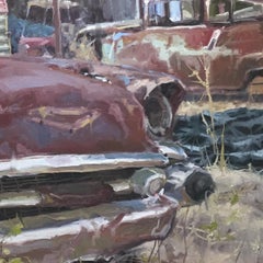 "Harvested" - Impressionist Plein Air Landscape Painting - Wyeth